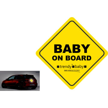 Baby on Board Reflective Sticker for Safety